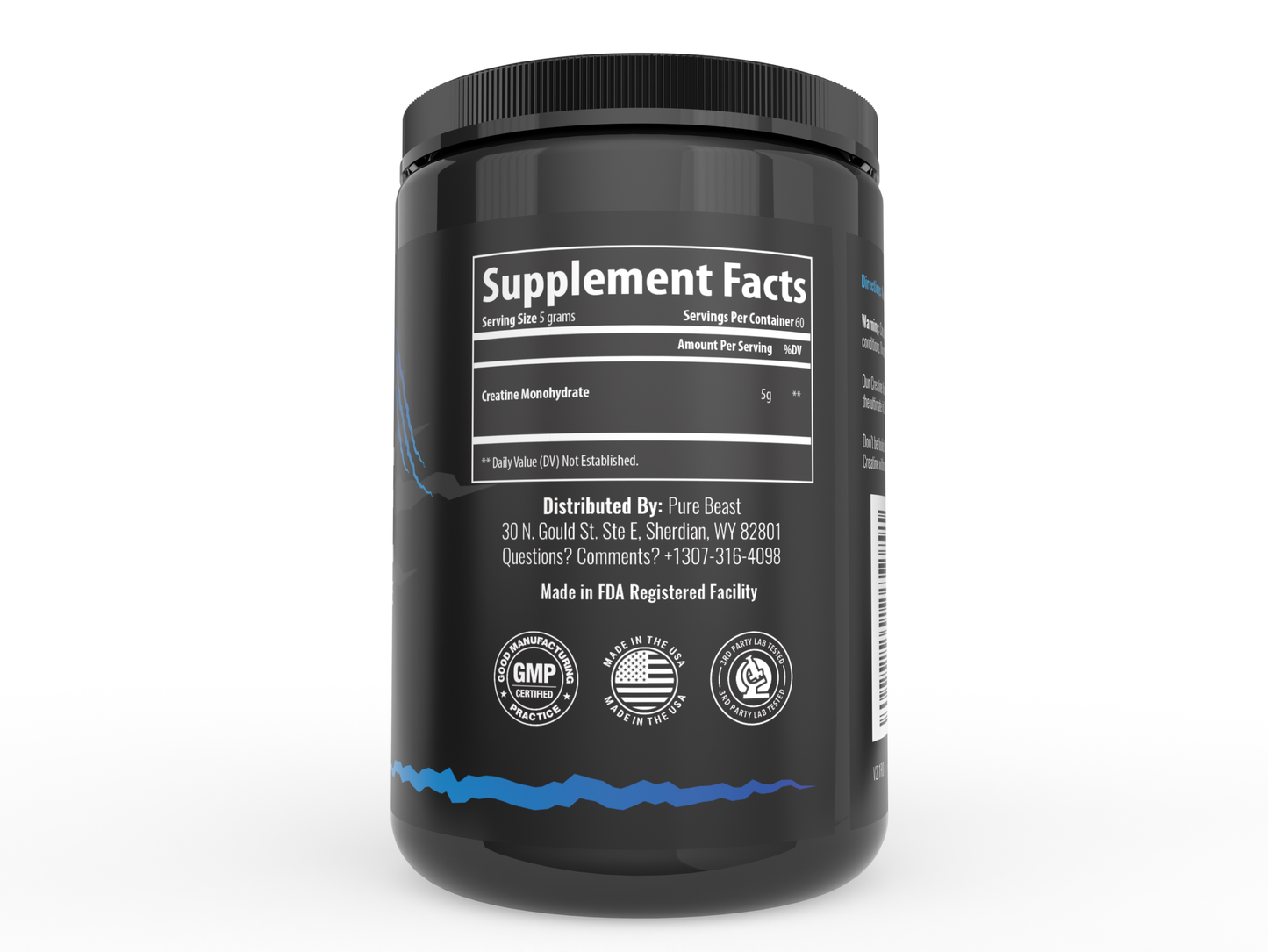 Creatine Monohydrate micronized right